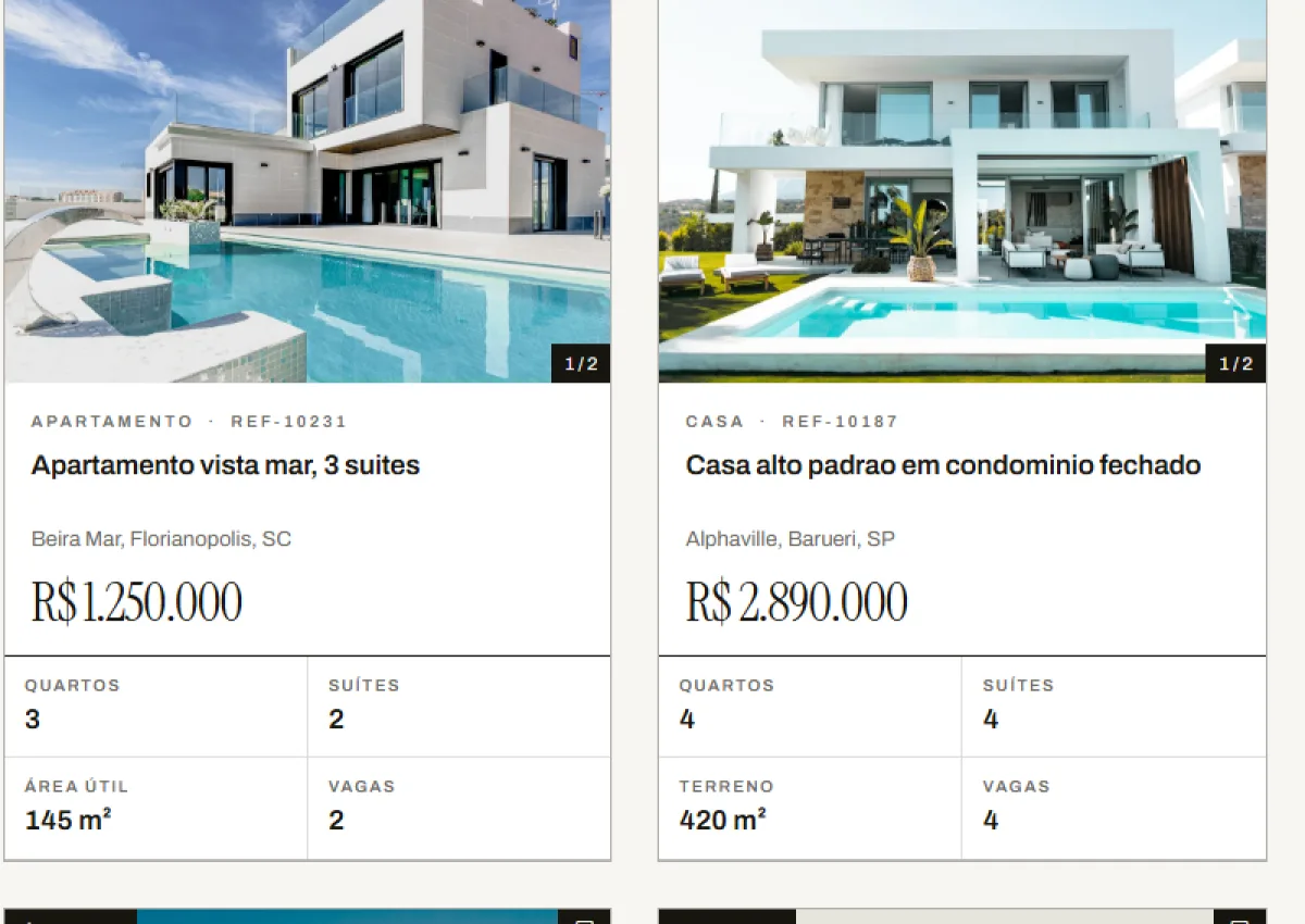 Essencial — Card do imóvel